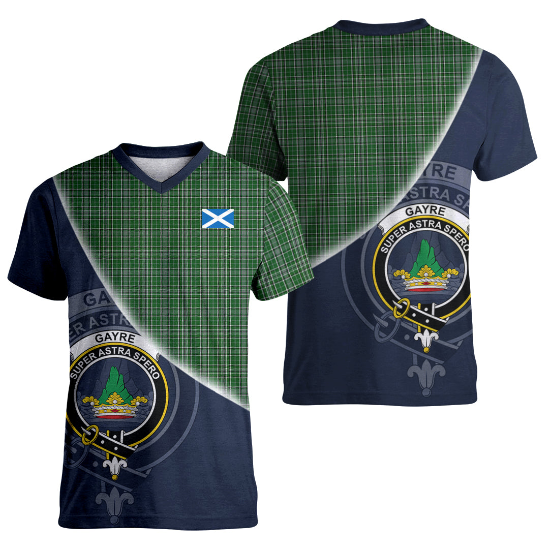 Printivon Gayre Dress Tartan Scottish Crest T Shirt