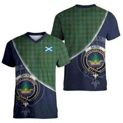 Printivon Gayre Dress Tartan Scottish Crest T Shirt