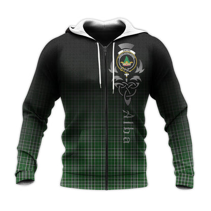 Printivon Gayre Dress Tartan Crest Alba Celtic Hoodie