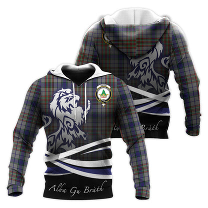 Printivon Gayre Hunting Tartan Scottish Lion Hoodie