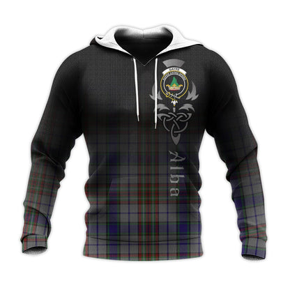 Printivon Gayre Hunting Tartan Crest Alba Celtic Hoodie