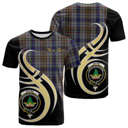 Printivon Gayre Hunting Tartan Crest Believe In Me T Shirt