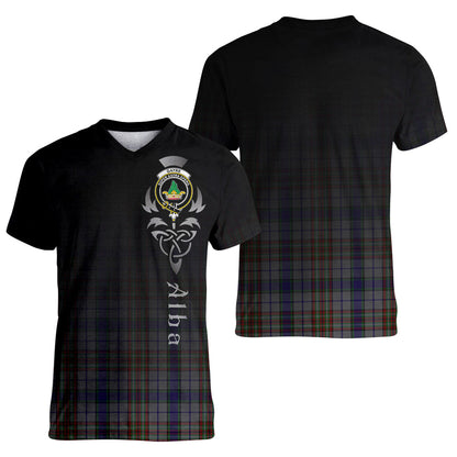 Printivon Gayre Hunting Tartan Crest Alba Celtic T Shirt