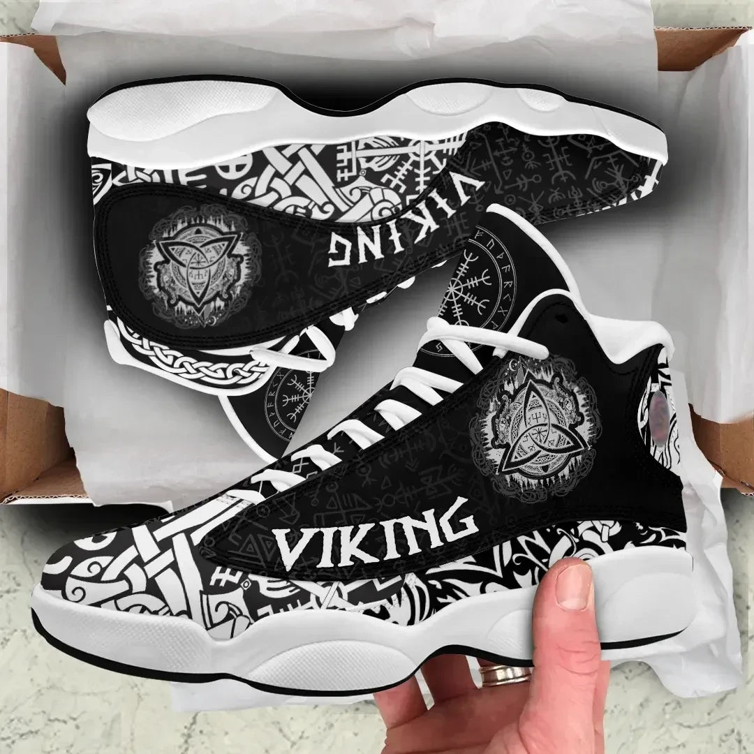 Viking Dragon Celtic High Top Sneakers Shoes