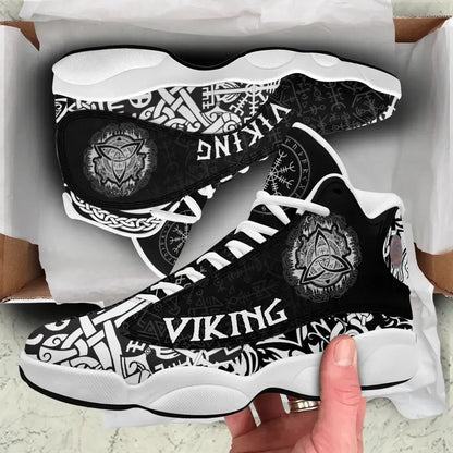 Viking Dragon Celtic High Top Sneakers Shoes