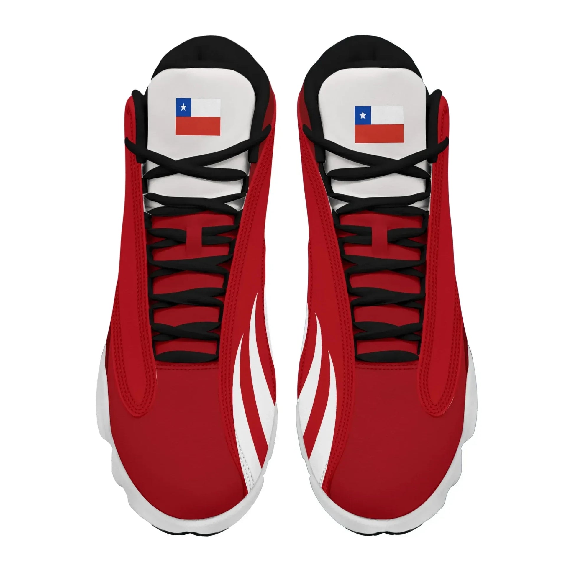 Chile Flag High Top Sneakers Shoes Women's Men's