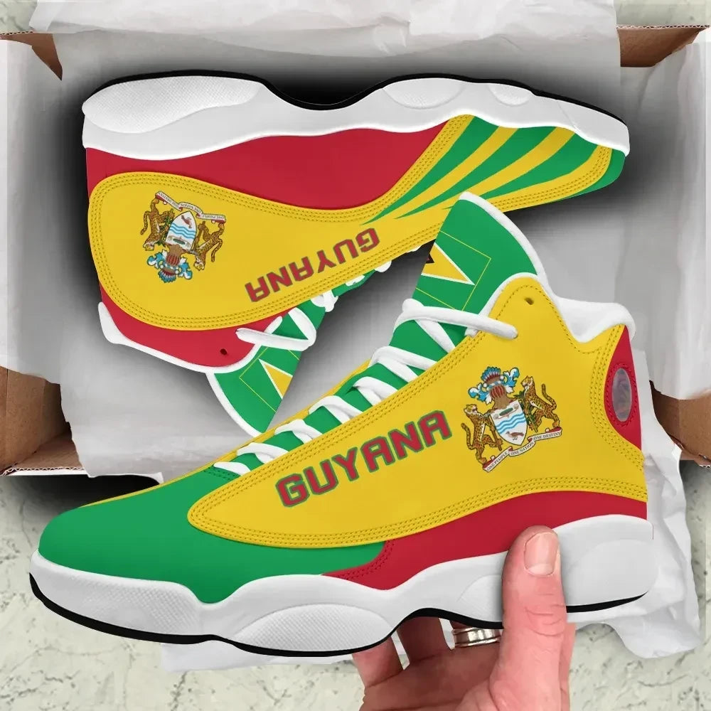 Guyana High Top Sneakers Shoes Women's Men's
