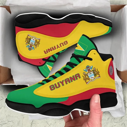 Guyana High Top Sneakers Shoes Women's Men's