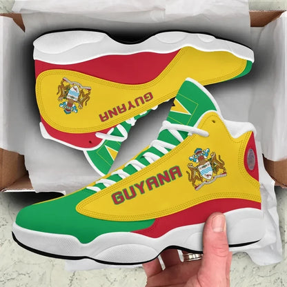 Guyana High Top Sneakers Shoes Women's Men's