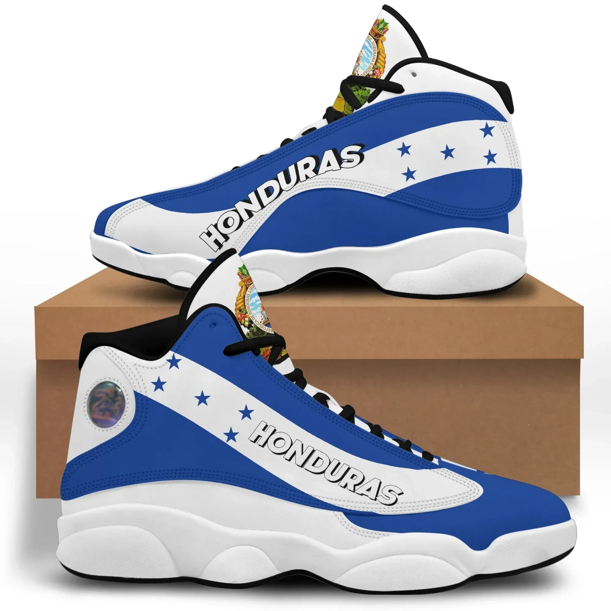 Honduras High Top Sneakers Shoes Women's Men's Special Flag