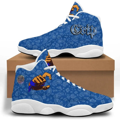 Crips Gang High Top Sneakers Shoes