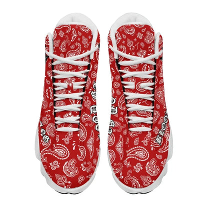 Blood Gang Bulldog High Top Sneakers Shoes
