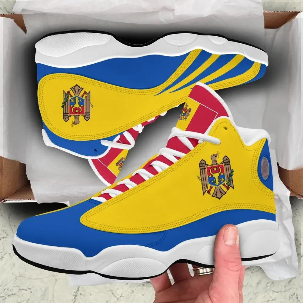 Moldova High Top Sneakers Shoes Women's Men's