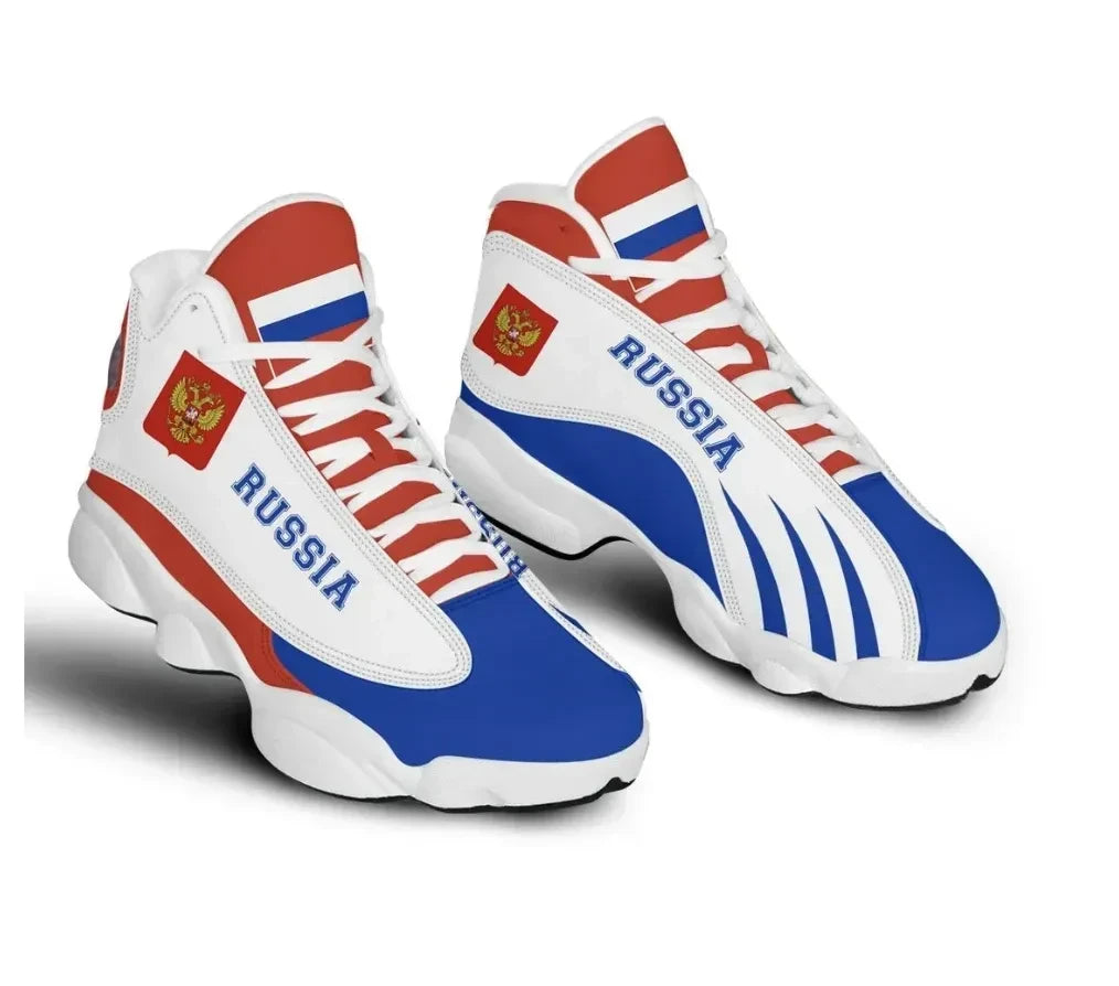Russia High Top Sneakers Shoes Women's Men's