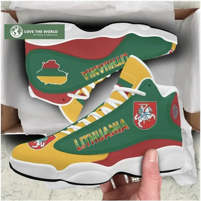 Lithuania High Top Sneakers Shoes Women's Men's