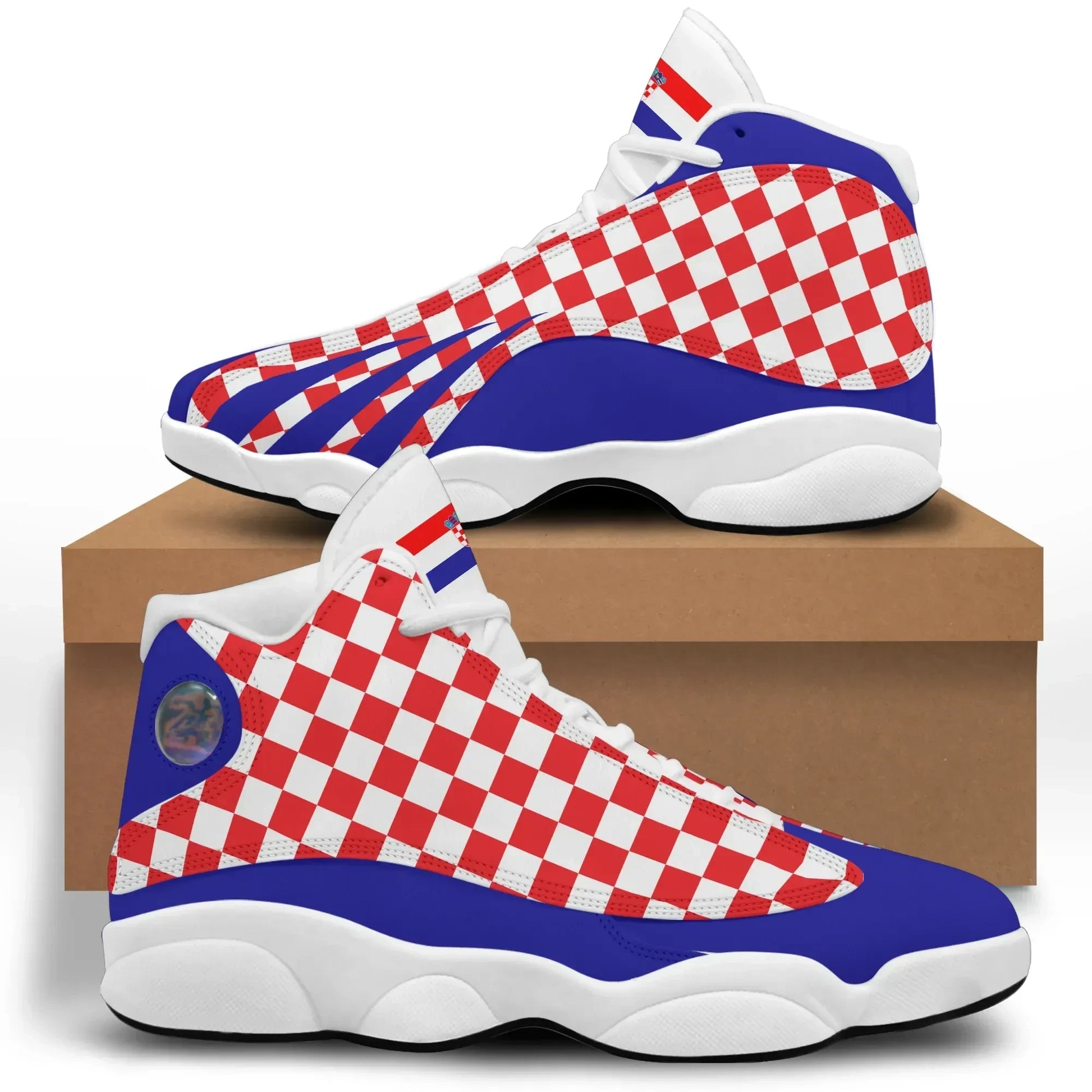 Croatia High Top Sneakers Shoes Women's Men's New Version