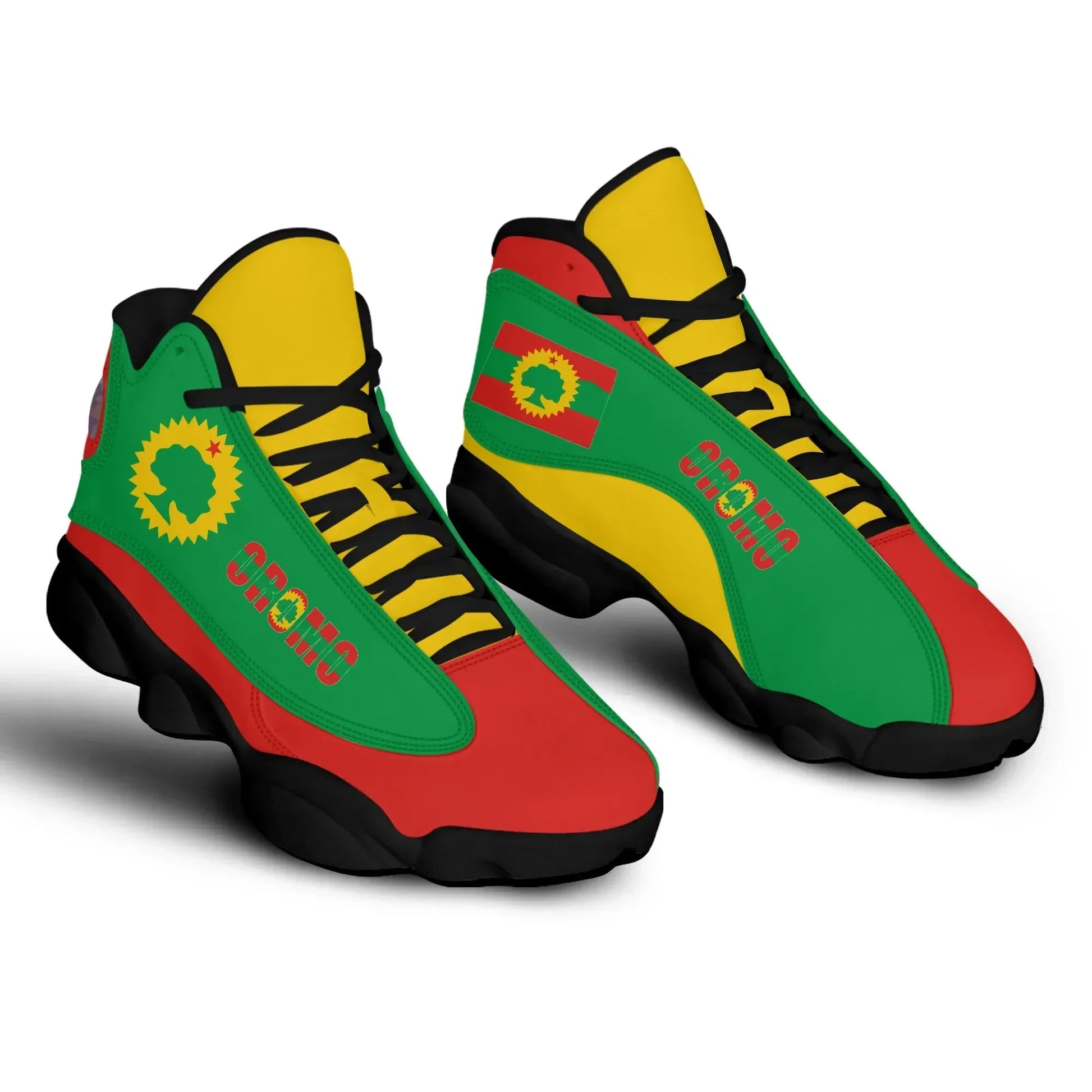 Oromo Flag High Top Sneakers Shoes Women's Men's