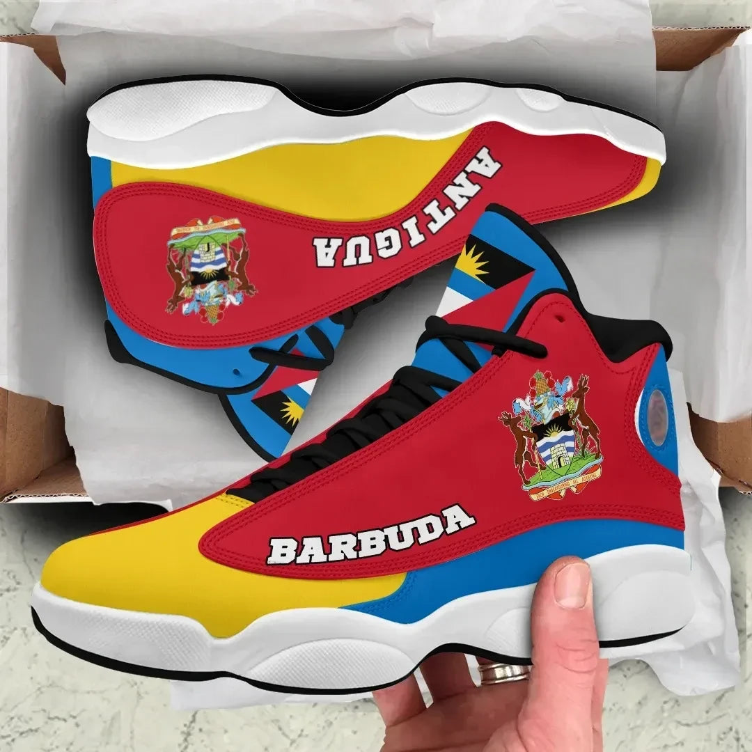 Antigua & Barbuda High Top Sneakers Shoes