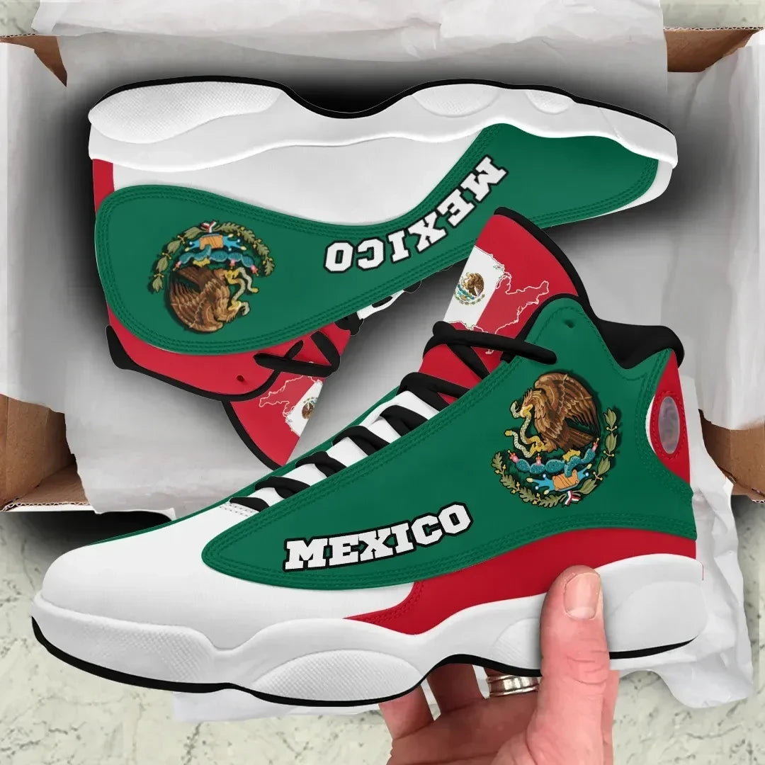 Mexico High Top Sneakers Shoes