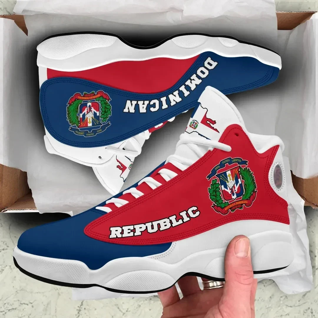 Dominican Republic High Top Sneakers Shoes