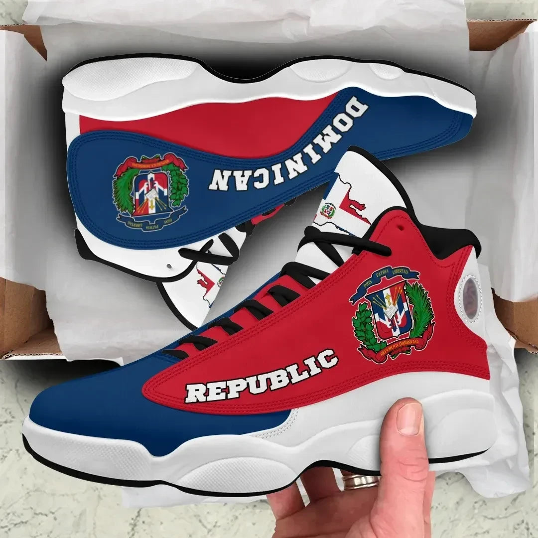 Dominican Republic High Top Sneakers Shoes