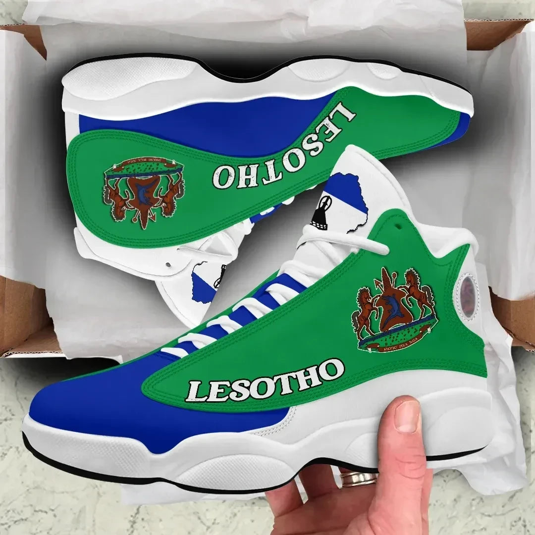 Lesotho High Top Sneakers Shoes