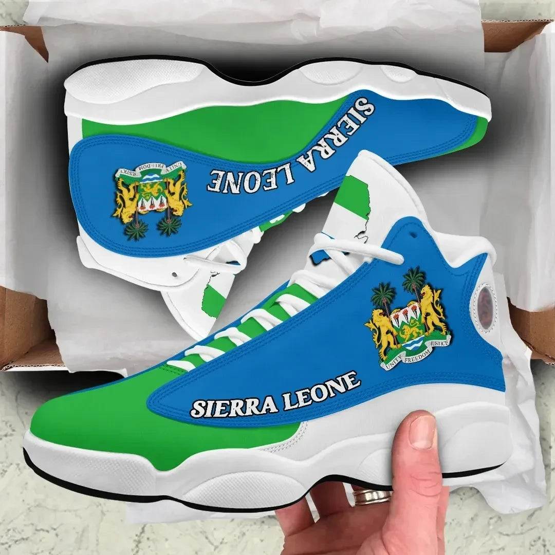 Sierra Leone High Top Sneakers Shoes