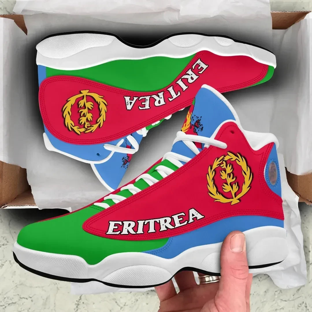 Eritrea High Top Sneakers Shoes