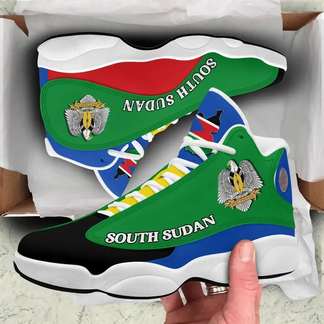 South Sudan High Top Sneakers Shoes