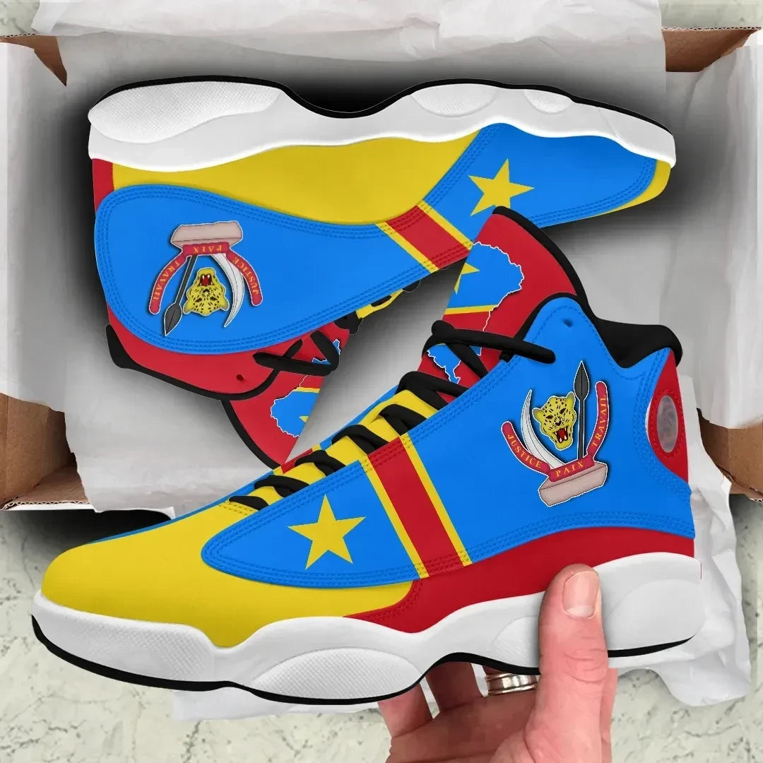 Democratic Republic of the Congo High Top Sneakers Shoes