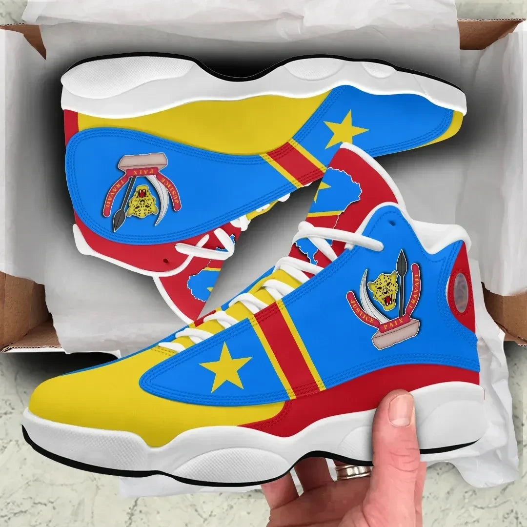 Democratic Republic of the Congo High Top Sneakers Shoes