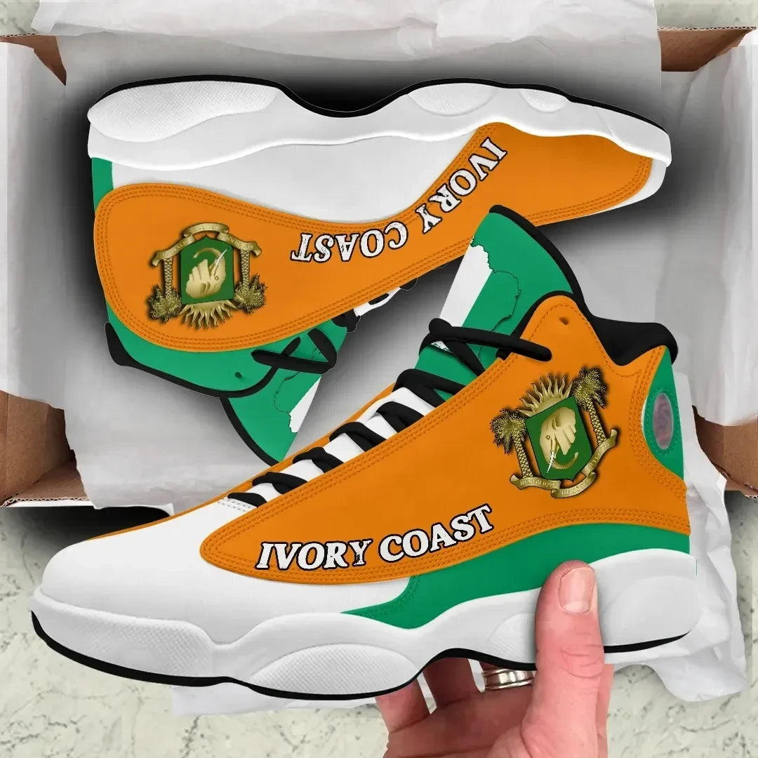 Ivory Coast High Top Sneakers Shoes