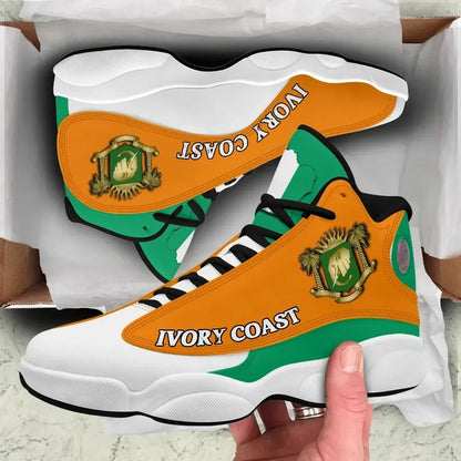 Ivory Coast High Top Sneakers Shoes