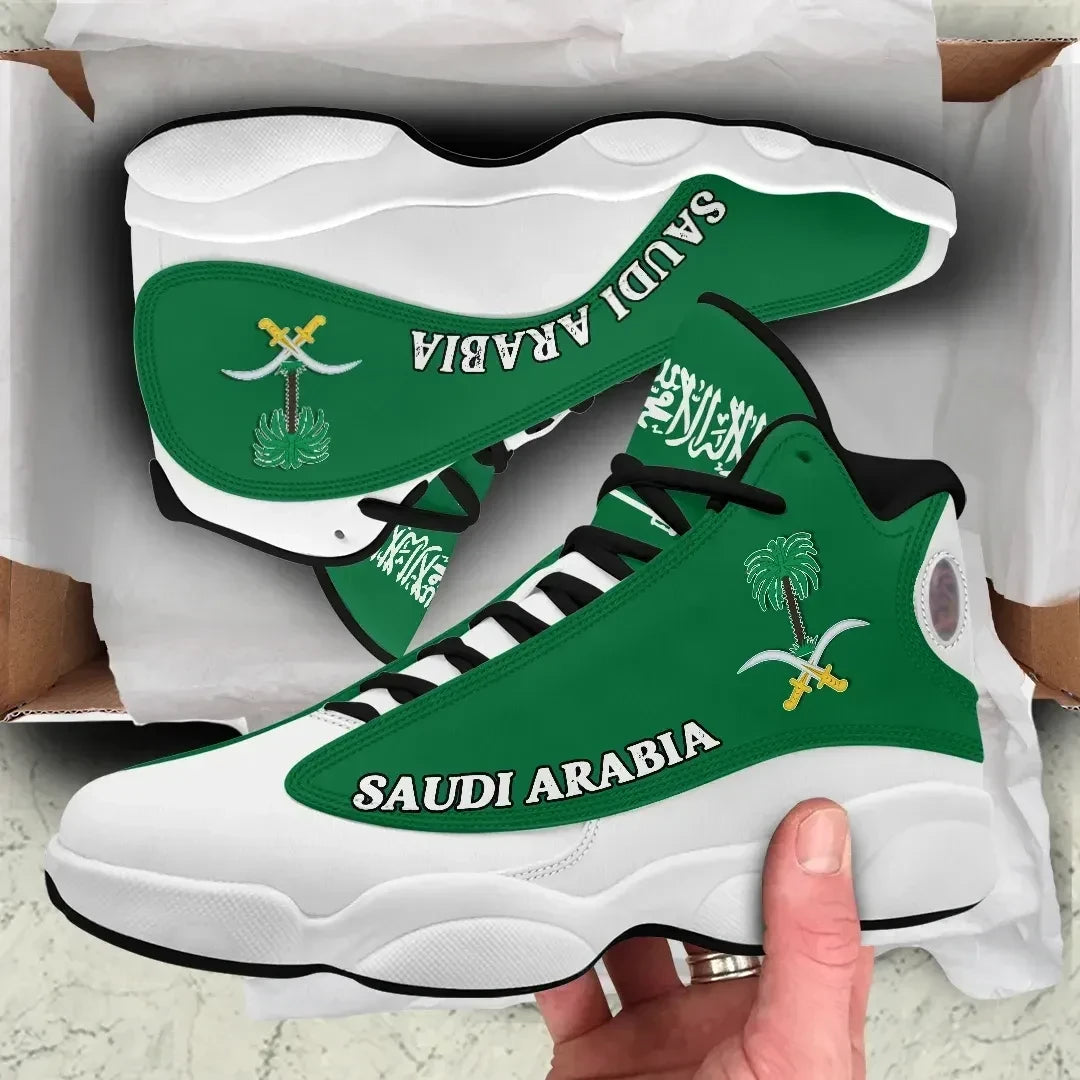Saudi Arabia High Top Sneakers Shoes