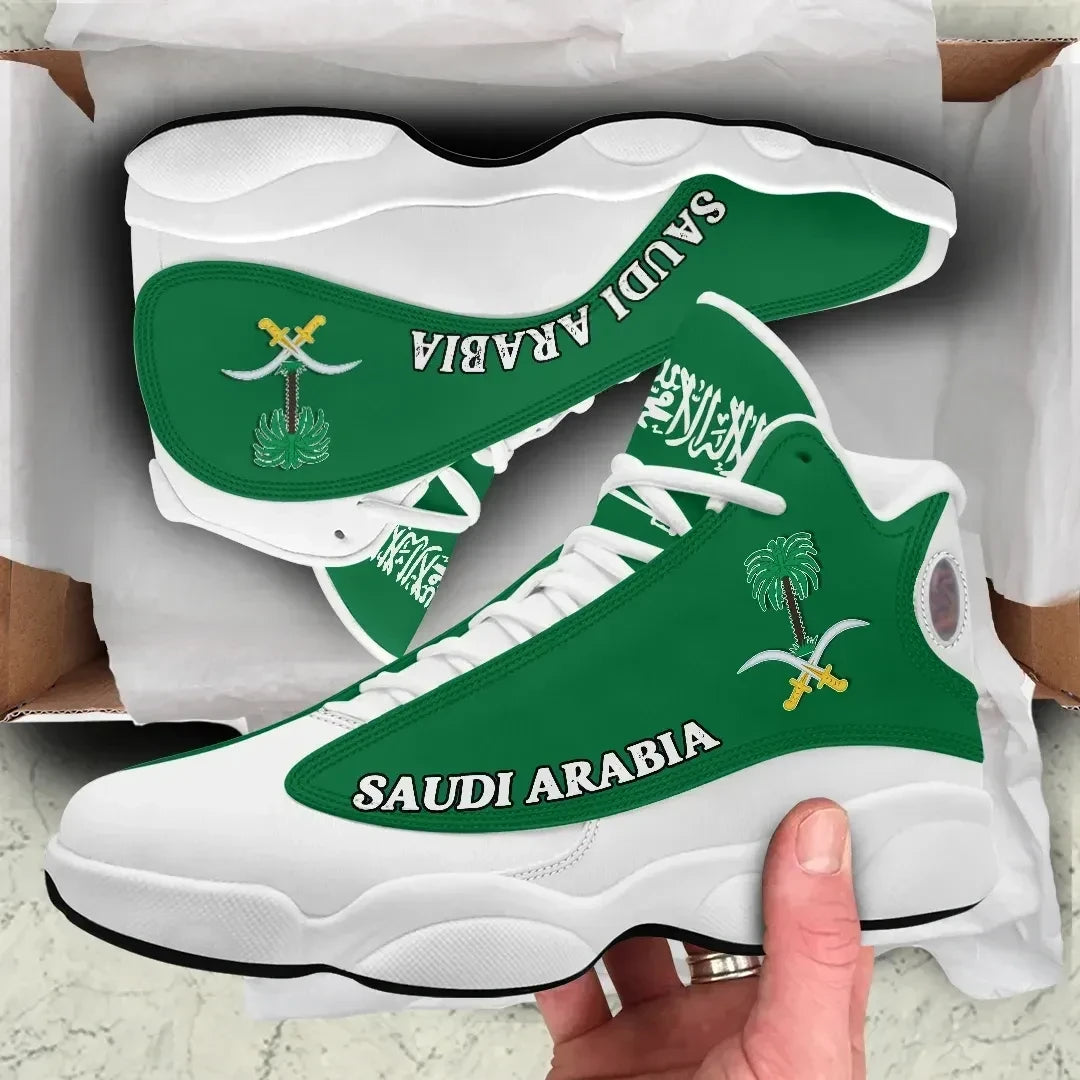 Saudi Arabia High Top Sneakers Shoes