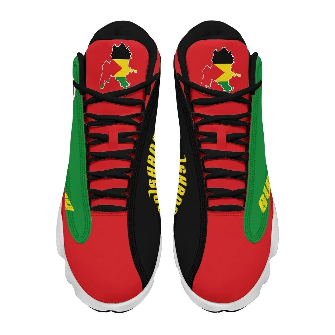 Benishangul Gumuz High Top Sneakers Shoes
