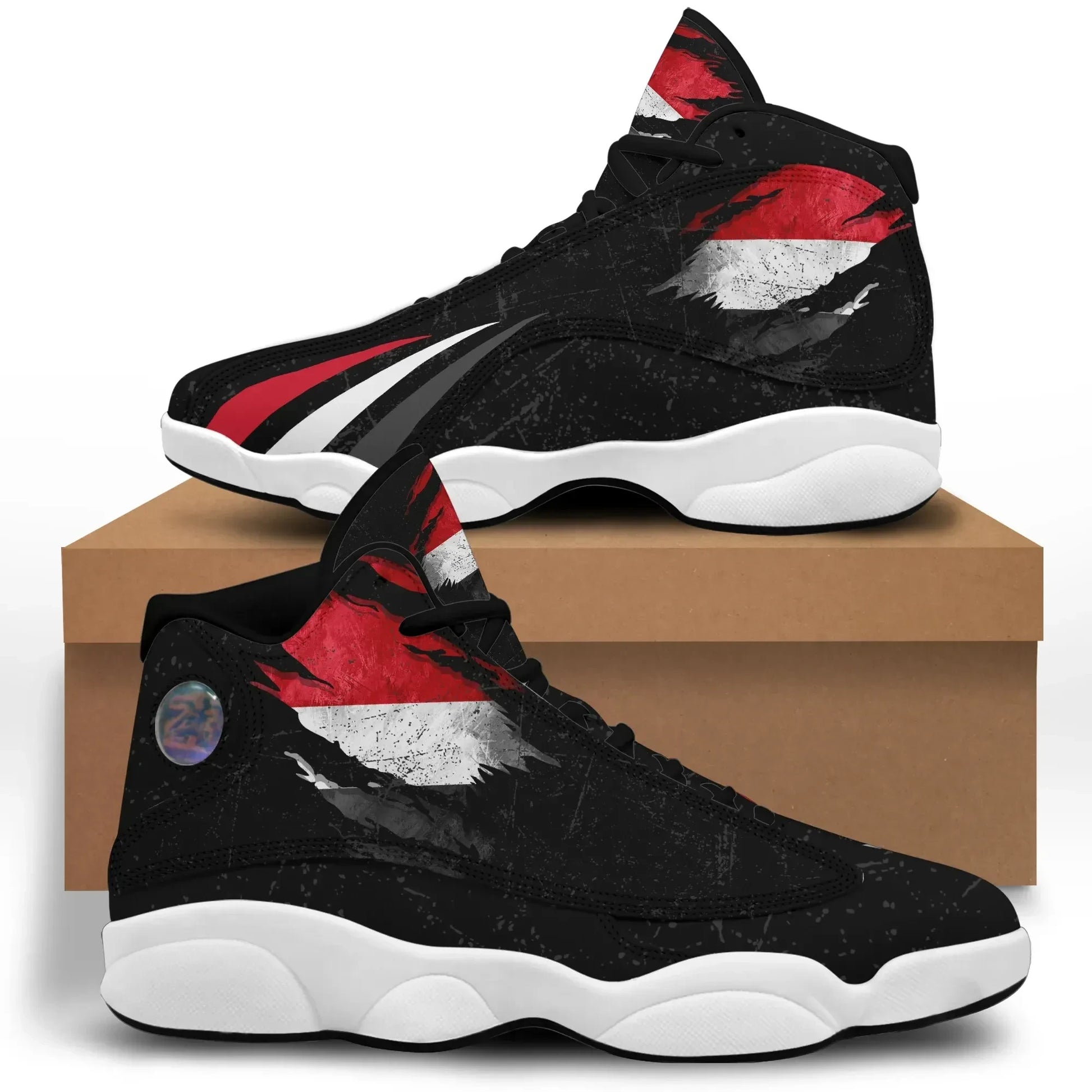 Yemen In Me High Top Sneakers Shoes Special Grunge Style