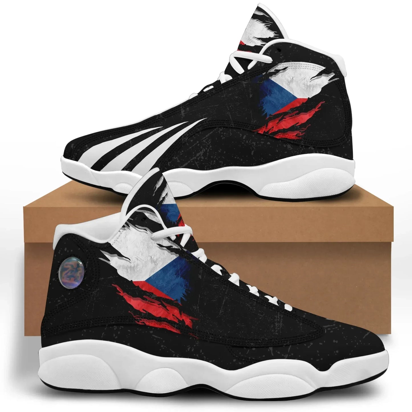 Czech Republic In Me High Top Sneakers Shoes Special Grunge Style