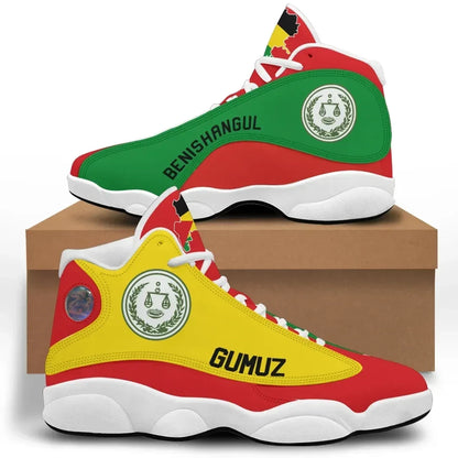 Benishangul Gumuz High Top Sneakers Shoes
