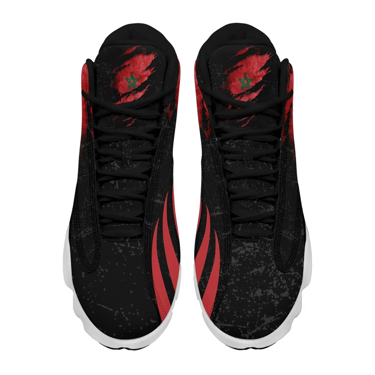 Morocco In Me High Top Sneakers Special Grunge Style
