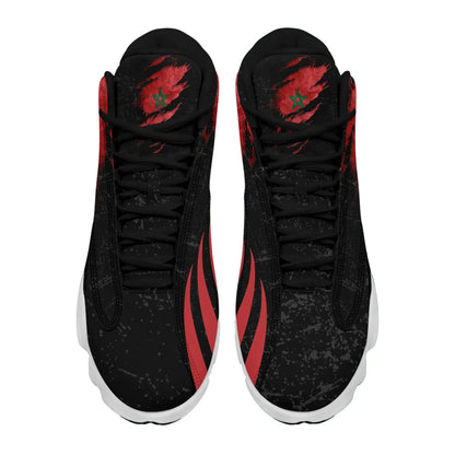 Morocco In Me High Top Sneakers Special Grunge Style