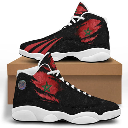 Morocco In Me High Top Sneakers Special Grunge Style