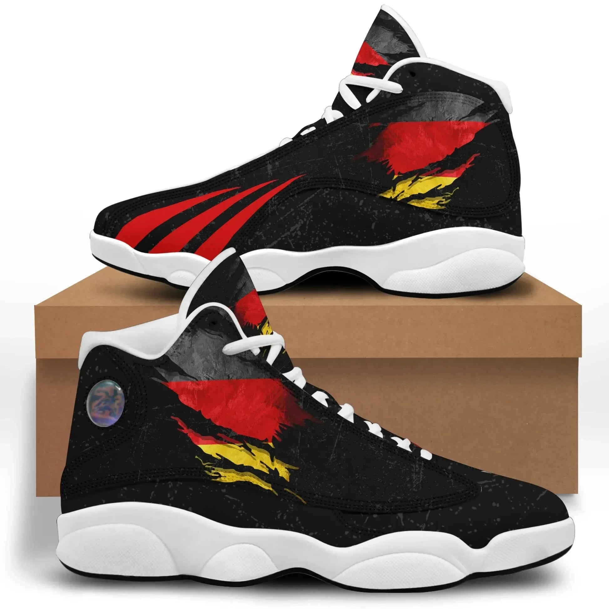 Germany In Me High Top Sneakers Shoes Special Grunge Style