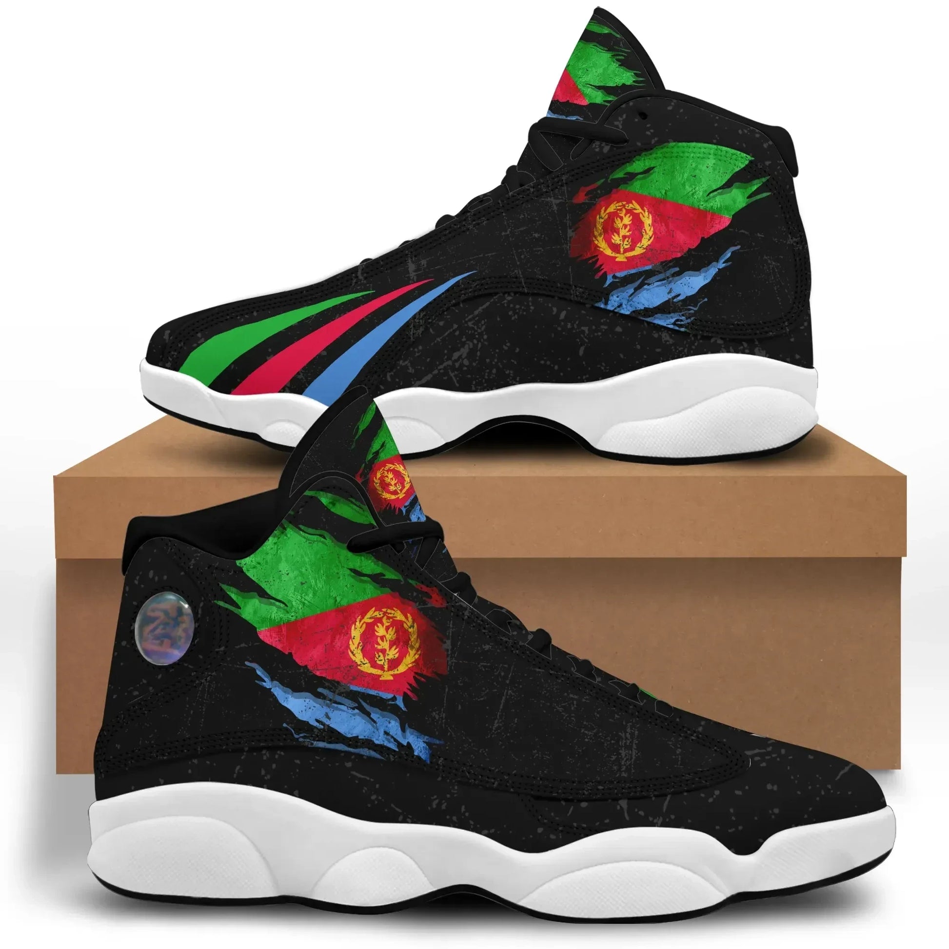 Eritrea In Me High Top Sneakers Special Grunge Style