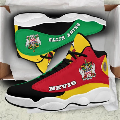 Saint Kiits & Nevis High Top Sneakers Shoes