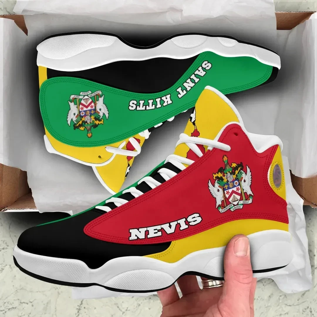 Saint Kiits & Nevis High Top Sneakers Shoes