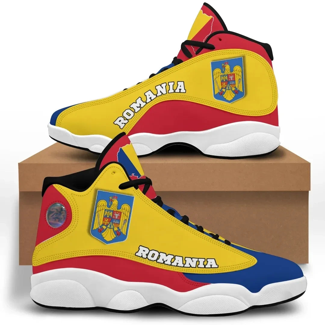 Romania High Top Sneakers Shoes