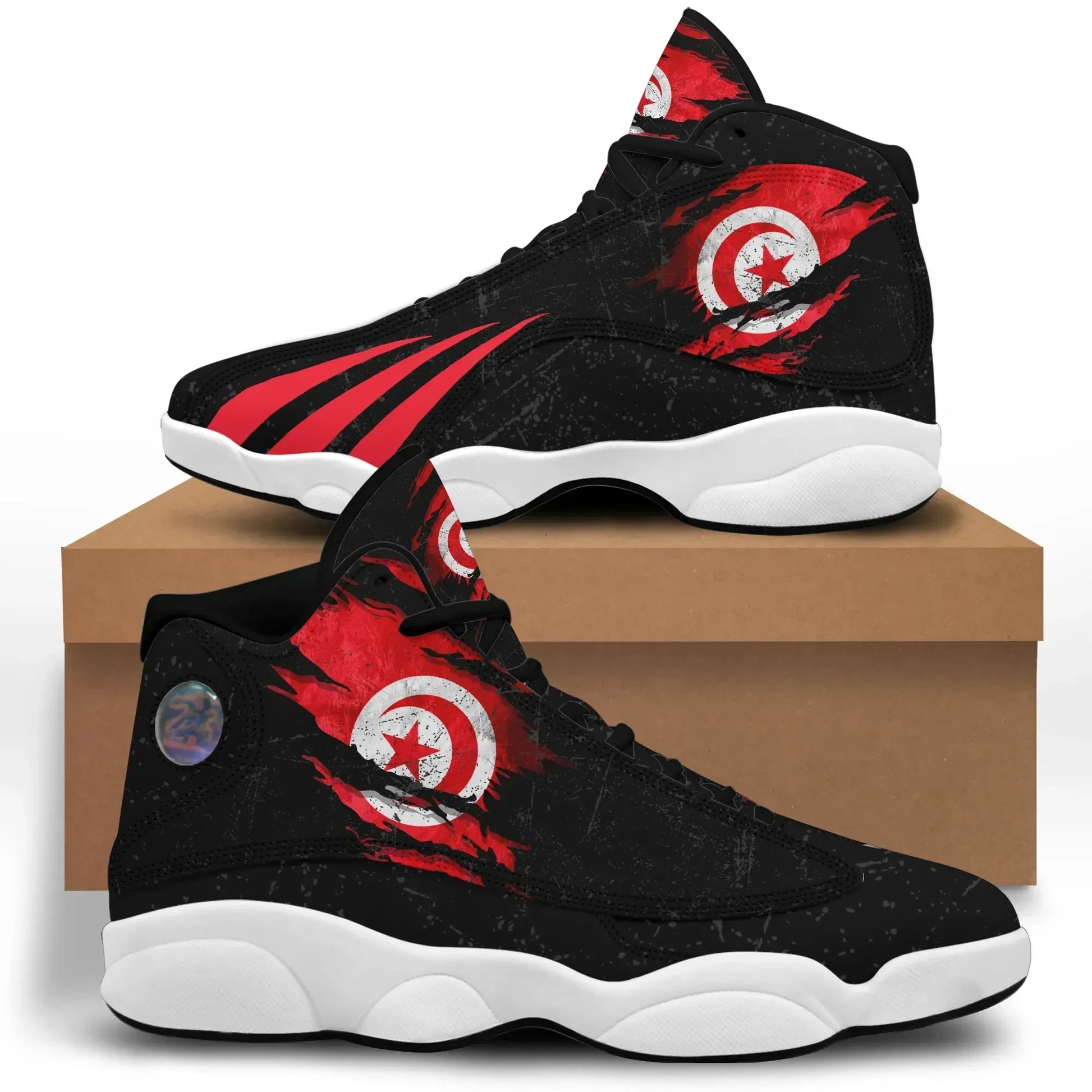 Tunisia In Me High Top Sneakers Special Grunge Style