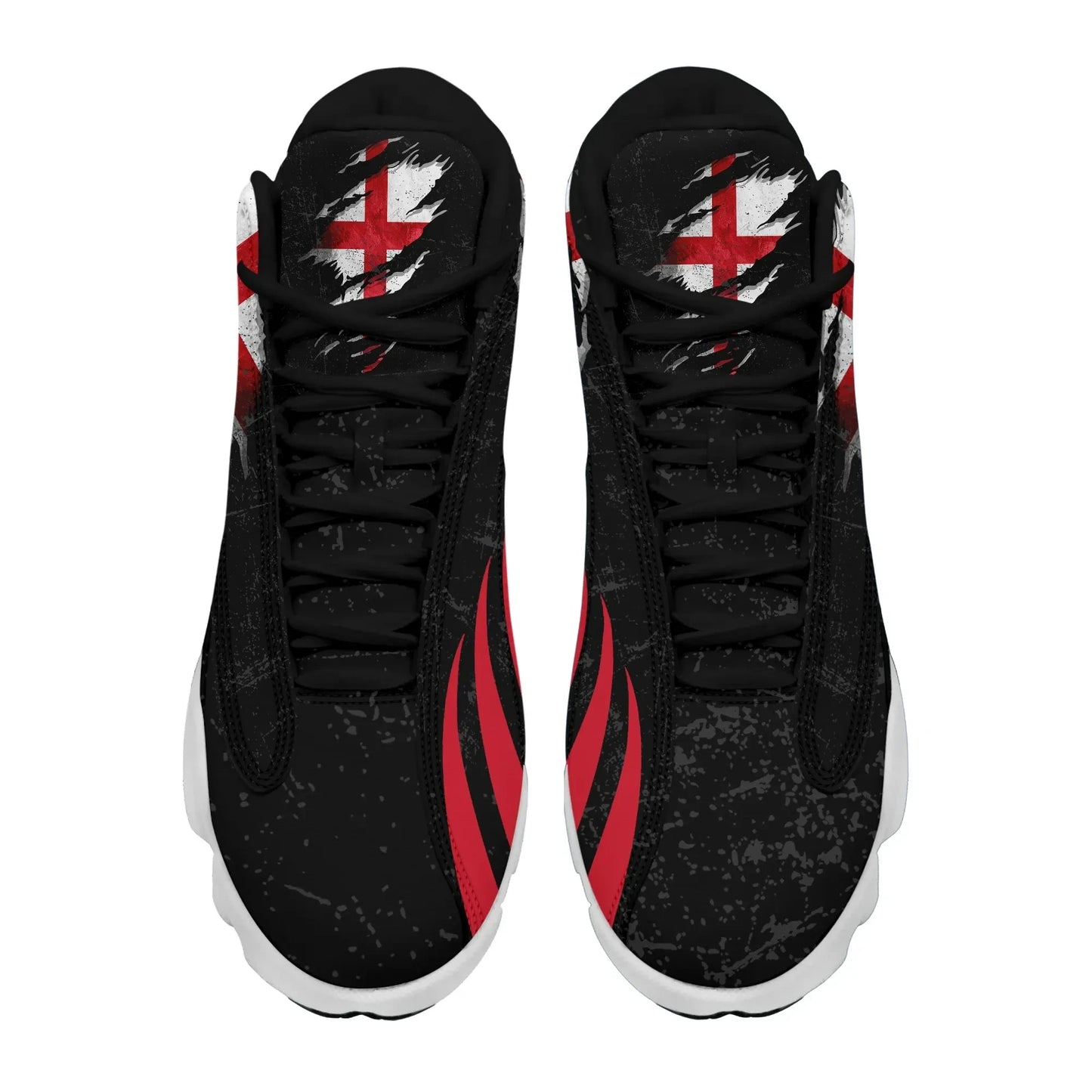 England In Me High Top Sneakers Shoes Special Grunge Style