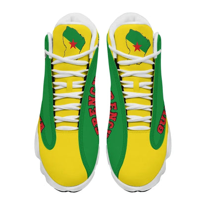 French Guiana High Top Sneakers Shoes